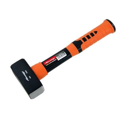 Club Hammer 1kg Steel Head Fibreglass Handle Rubber Grip