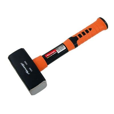 Club Hammer 2kg Steel Head Fibreglass Handle Rubber Grip