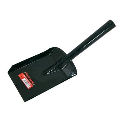 Coal Shovel 5in Black Metal Fireplace Ash Pet Feed Scoop