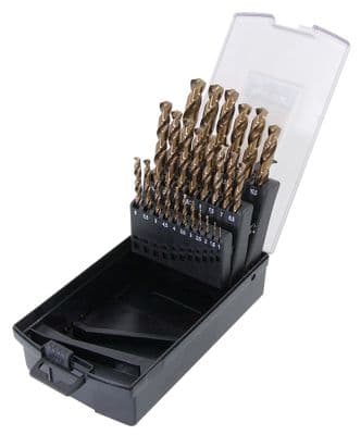 Cobalt Hss Twist Drill Set 1 - 13 mm 25Pcs