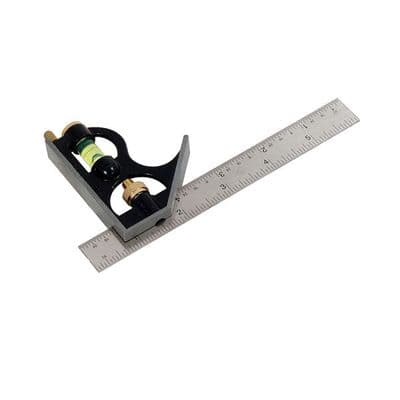 Combination Square 150mm Stainless Steel Scribe Spirit Level