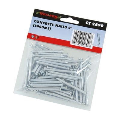 Concrete Nails 50mm 2in Masonry Fixing 500g Bag