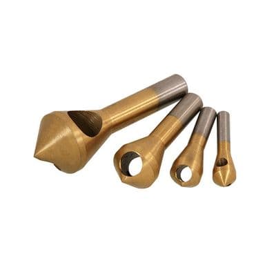 Countersink Set 2-20mm 4pc Titanium Coated HSS