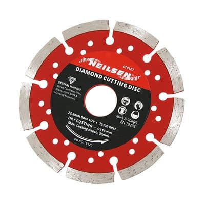 Diamond Cutting Disc 115mm Segmented Dry Cut Stone Masonry
