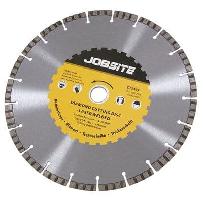 Diamond Cutting Disc 300mm Laser Welded