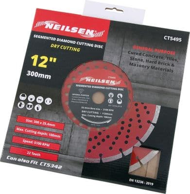 Diamond Cutting Disc Fit For Ct5342 12