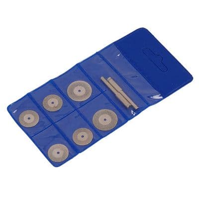 Diamond Cutting Disc Set 6pc 16mm 19mm for Rotary Tools
