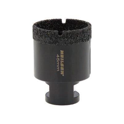 Diamond Hole Saw 45mm M14 Vacuum Brazed for Porcelain Tile & Stone