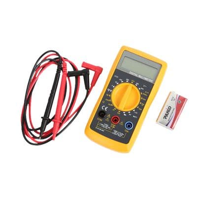 Digital Multimeter 1999 Count LCD AC DC Voltage Tester