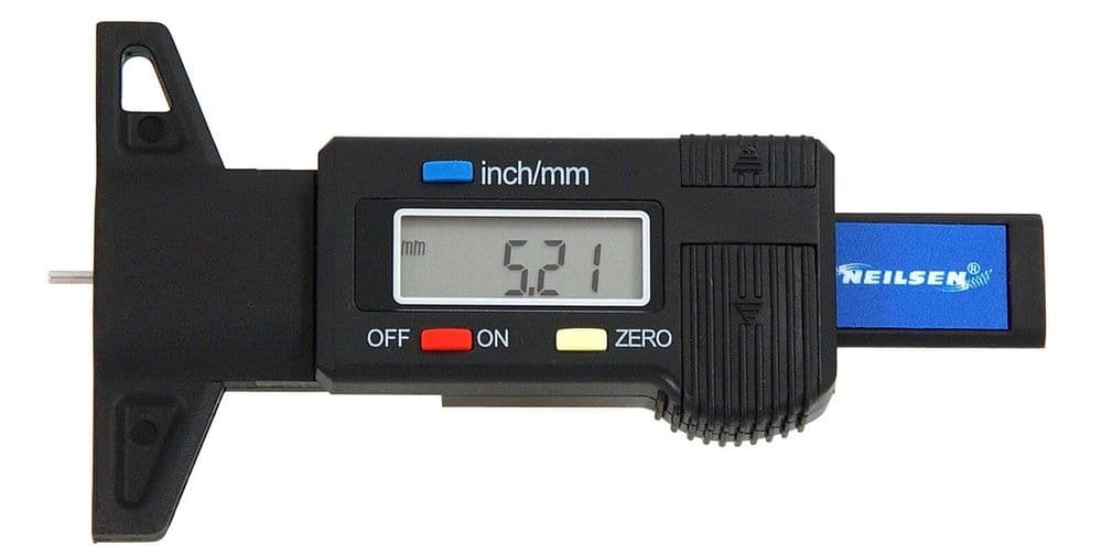 Digital Tyre Tread Depth Gauge Checker