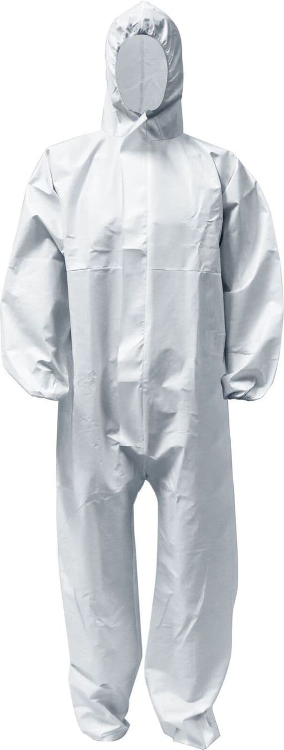 Overall Protection Suit Disposable Painter Coverall Suit Safety Type 5 6 With Ho - Foto 3