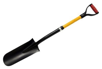 Drain Spade Shovel Drainage Post Hole Trench Fibreglass Handle