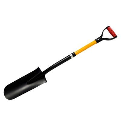 Drainage Spade 1080mm Fibreglass Shaft Plastic Handle
