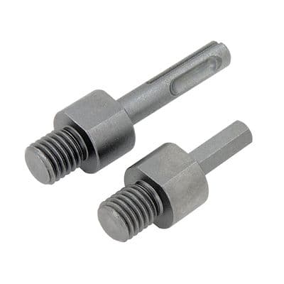 Drill Adaptor Set M14x2 Hex & SDS for Brushes & Hole Saws