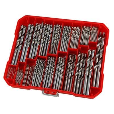 Drill Bit Set 1-10mm High Speed Steel 170pc 118° Split Point