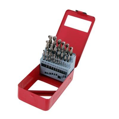 Drill Bit Set 25 Piece HSS Metric 135° Split Point