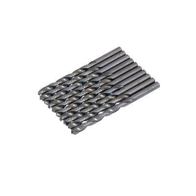 Drill Bit Set 6mm HSS Twist 10pc Wood & Metal