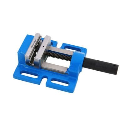 Drill Vice 80mm Cast Iron Low Profile for Bench Drill Press