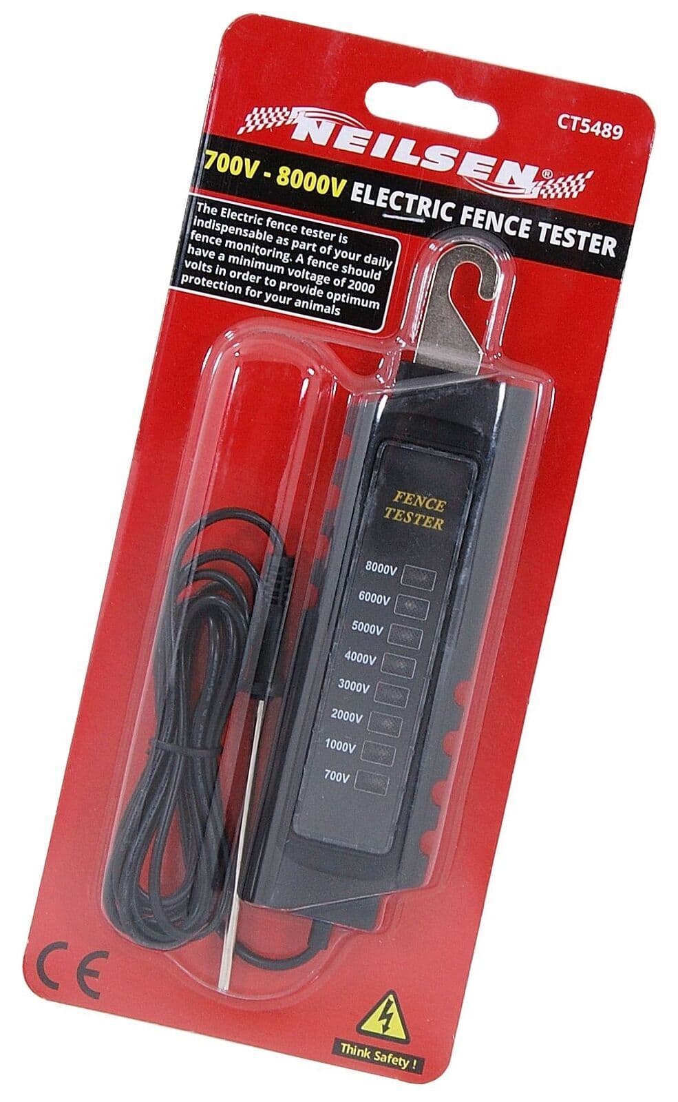 Electric Fence Tester Horses Cattle 700 8000 Volts
