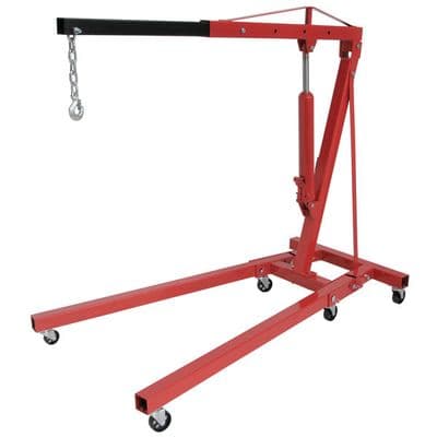 Engine Hoist 2 Ton Hydraulic Fast Fold Crane Water Damaged