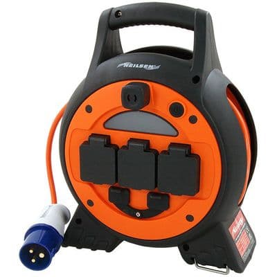 Extension Cable 15m Caravan Camping Mains Hook Up Power Unit