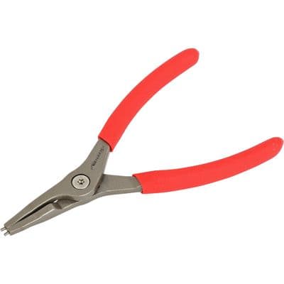 External Circlip Pliers 7in Straight 19-60mm Piano Wire Tips