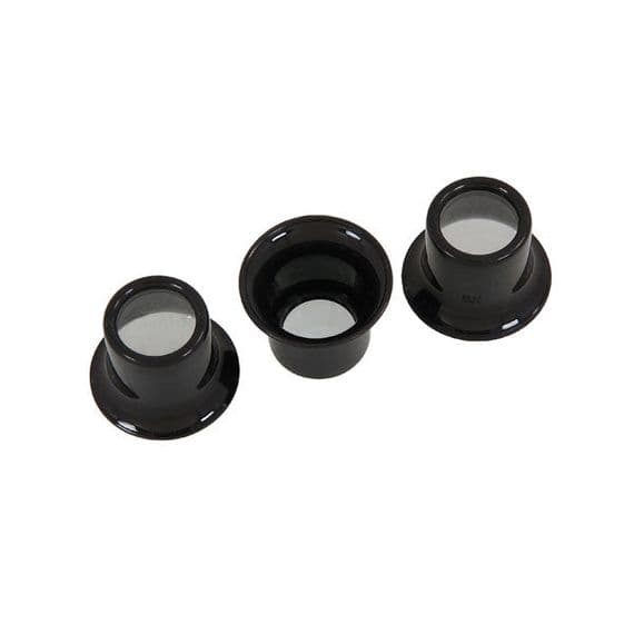 Eye Loupe Set 3pc 5X 7X 10X for Jewellery & Crafts