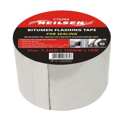 Flashing Tape 100mm x 10m Bitumen Self Adhesive Roof Repair