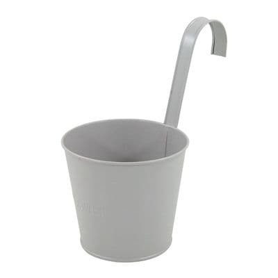 Flower Pot 150mm Hanging Galvanised Steel Wall Planter