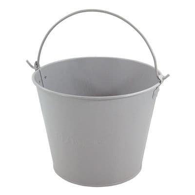 Flower Pot Bucket 5L Galvanised Steel Planter