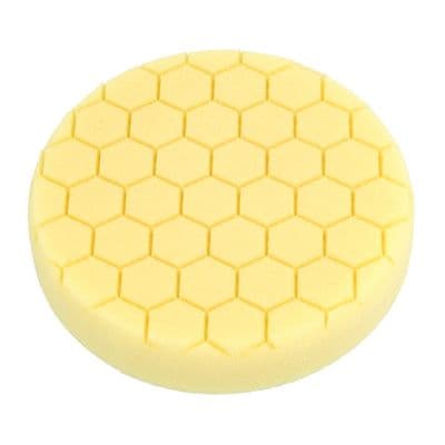 Foam Polishing Pad 150mm 6in Medium Soft Hexagon Hook & Loop