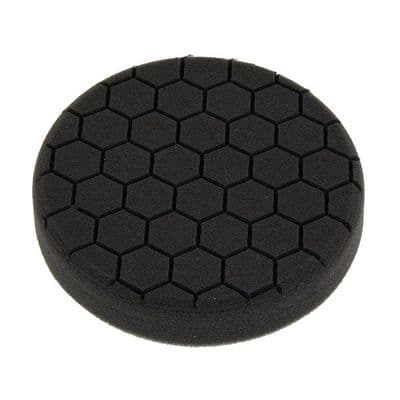 Foam Polishing Pad 150mm 6in Soft Hexagon Black Hook & Loop