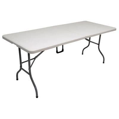 Folding Table 6ft/180cm Heavy Duty Trestle Party BBQ