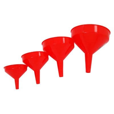 Funnel Set 75/90/120/135mm 4pc Workshop Fluid Transfer