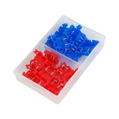 Fuse Holder & Wire Splice Connector Set 12pc Inline Car