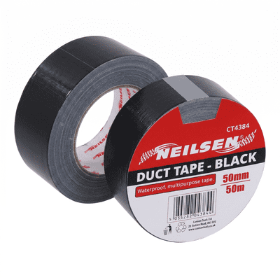 Gaffer Duct Tape 50mm x 50m Black Heavy Duty Waterproof