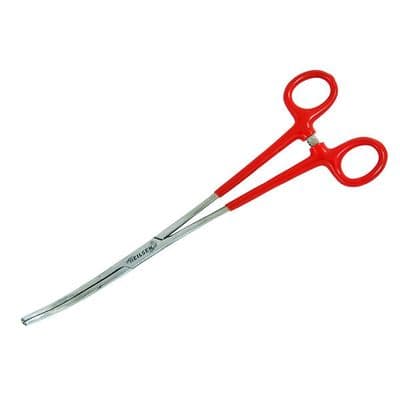 Haemostat Forceps 250mm Curved Nose Insulated Handles