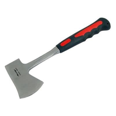 Hand Axe 600g Steel Shaft Soft Grip Kindling Hatchet