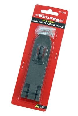 Hasp And Staple Lock 90mm X 32mm For Shed Padlock