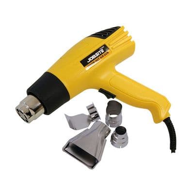Heat Gun 2000W 230V Hot Air Gun Variable Temp 4 Nozzles