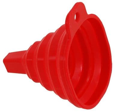 Heat Resistant Silicone Folding Funnel For Kitchen & Cooking Use
