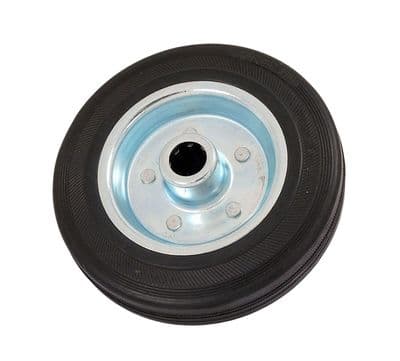 Heavy Duty 160mm Rubber Swivel Castor Trolley Wheels