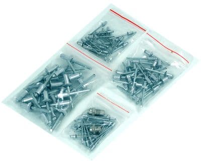 Heavy Duty 17" Long Arm Hand Rivet Gun Pop Riveter Toolwith Interchangable Heads