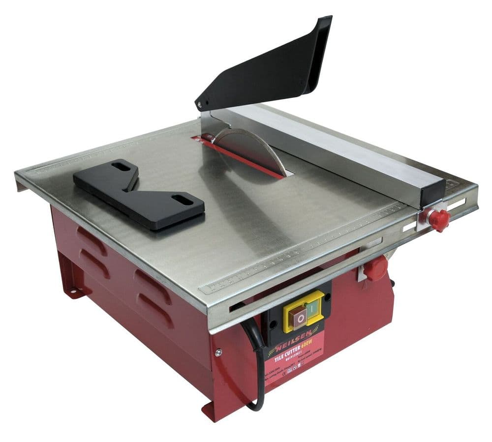 Heavy Duty 600W Electric Wet Tile Cutter Saw With Diamond Blade 39 X 38Cm