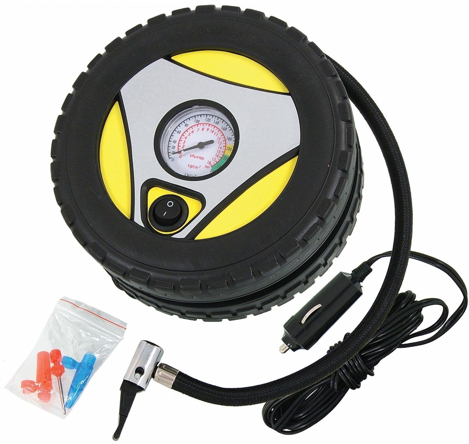 Heavy Duty Powerful 260Psi 12V Electric Car Tyre Inflator Air
