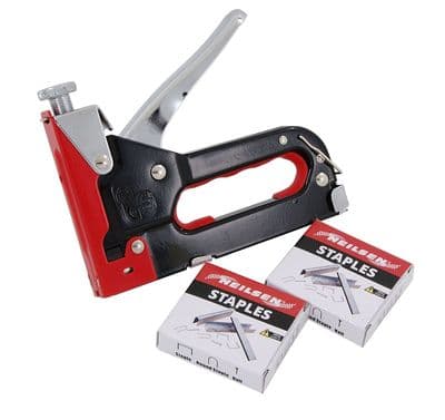 Heavy Duty Staple Gun 3 In 1 Stapler Tacker With 600 Staples Upholstery