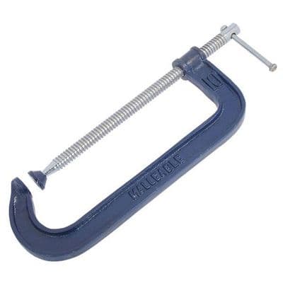 Heavy Duty Steel Frame Reinforced Welding Work G-Clamp - 250mm 10