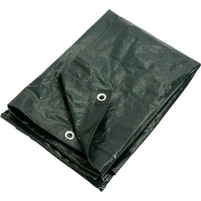 Heavy Duty Tarpaulin 20 x 40ft 6 x 12m Waterproof Green