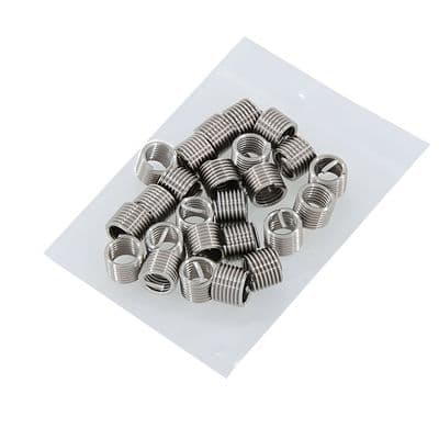 Helicoil Type Inserts M8 x 1.25mm Stainless Steel 25pc