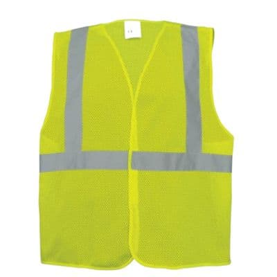 Hi Vis Vest XXL Yellow Reflective Safety Waistcoat